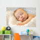 Sleeping Newborn Baby Girl Wall Decal