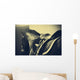 Saddle with Stirrups Back Wall Decal