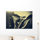 Saddle with Stirrups Back Wall Decal