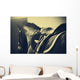Saddle with Stirrups Back Wall Decal