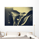 Saddle with Stirrups Back Wall Decal