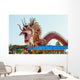 Symbol Red Dragon Statue Wall Decal