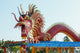 Symbol Red Dragon Statue Wall Decal