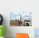 Big Ben and Houses Wall Decal