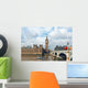 Big Ben and Houses Wall Decal
