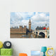 Big Ben and Houses Wall Decal