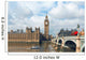 Big Ben and Houses Wall Decal