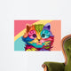 Cute Cat Vector Wall Decal