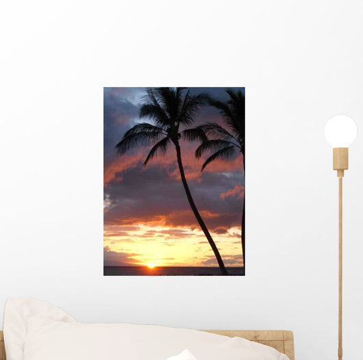 Hawaiian Sunset Wall Decal