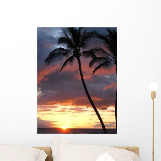 Hawaiian Sunset Wall Decal
