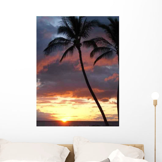 Hawaiian Sunset Wall Decal