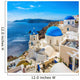 Santorini Blue Dome Churches Wall Decal