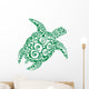 Green Sea Turtle Wall Decal Design 1