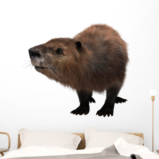 Beaver Wall Decal Design 2