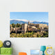 Alhambra Granada Vor Schneebedeckter Wall Decal