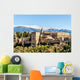 Alhambra Granada Vor Schneebedeckter Wall Decal