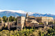 Alhambra Granada Vor Schneebedeckter Wall Decal
