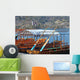 Rowboats Moored Shore Lake Wall Decal