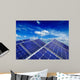 Solar Battery Panels against Wall Decal