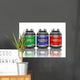 Protein Jars White with Wall Decal