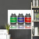 Protein Jars White with Wall Decal
