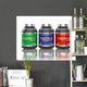 Protein Jars White with Wall Decal