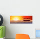 Panoramic with Tropical Island Wall Decal