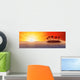 Panoramic with Tropical Island Wall Decal