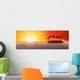 Panoramic with Tropical Island Wall Decal