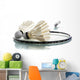 Badminton Racket Wall Decal