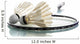 Badminton Racket Wall Decal