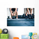 Muscular Man and Fit Wall Decal