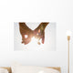 Couple Holding Hands toward Wall Decal