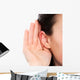 Deaf Woman Wall Decal