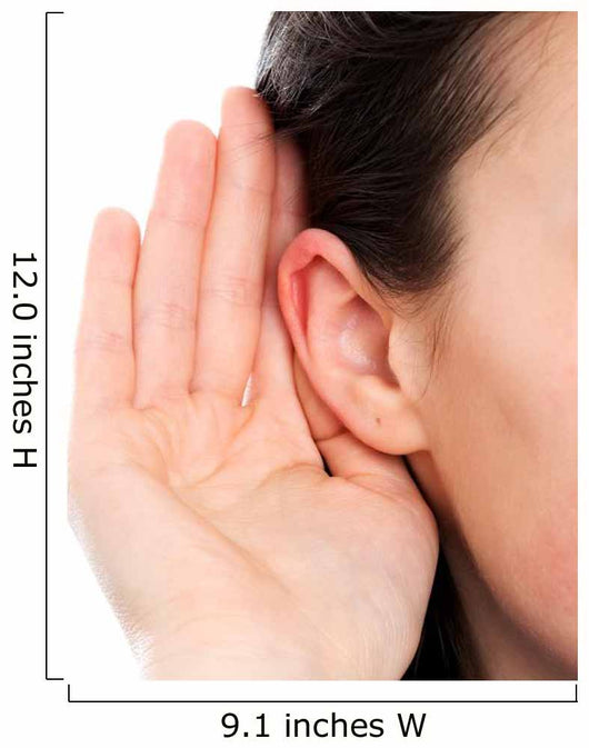 Deaf Woman Wall Decal