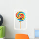Rainbow Swirl Lollipop Vector Wall Decal