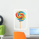 Rainbow Swirl Lollipop Vector Wall Decal