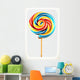 Rainbow Swirl Lollipop Vector Wall Decal