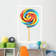 Rainbow Swirl Lollipop Vector Wall Decal