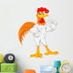 Cute Rooster Cartoon Wall Decal