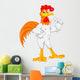 Cute Rooster Cartoon Wall Decal