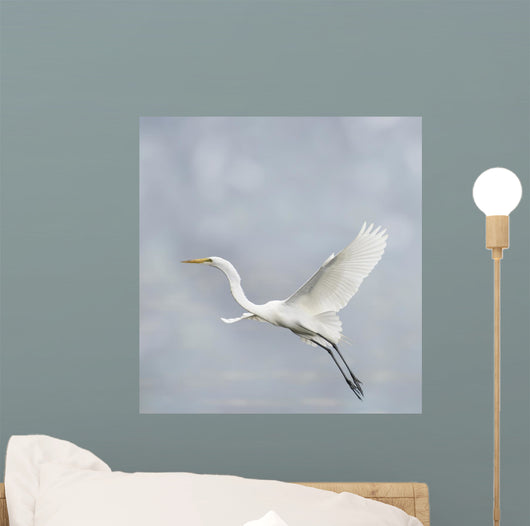 Great White Egret Wall Decal