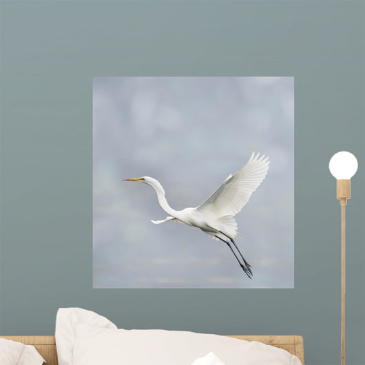 Great White Egret Wall Decal