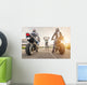 Illegal Motorbike Race Wall Decal