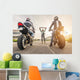 Illegal Motorbike Race Wall Decal