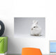 Video White Rabbit Blue Wall Decal