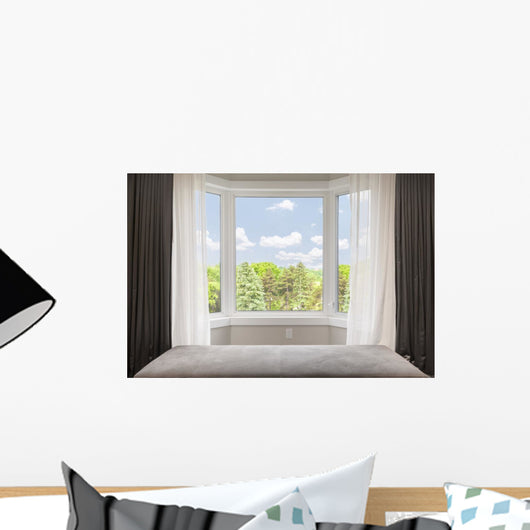 Bay Window with Summer Wall Decal