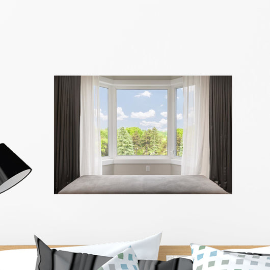 Bay Window with Summer Wall Decal