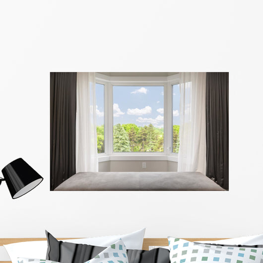 Bay Window with Summer Wall Decal