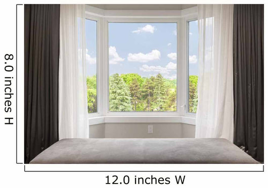 Bay Window with Summer Wall Decal